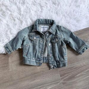 Old Navy Baby Blue Jean Jacket 3-6 month